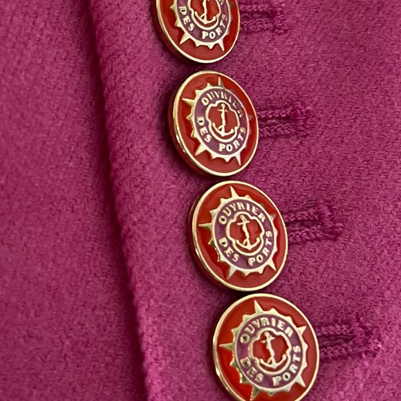 J Crew Collection Pink 100% Wool Jacket - Picture 8 of 16